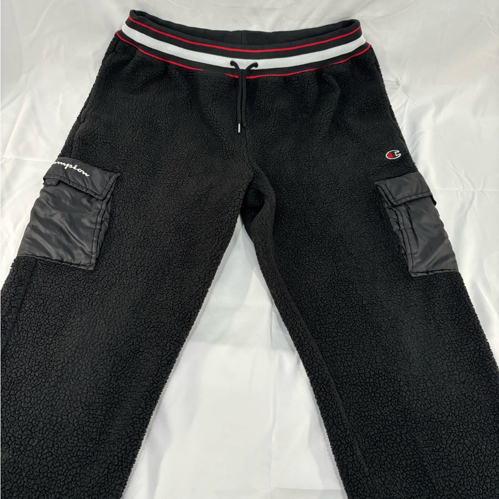 90s Champion Black Fleece Joggers
